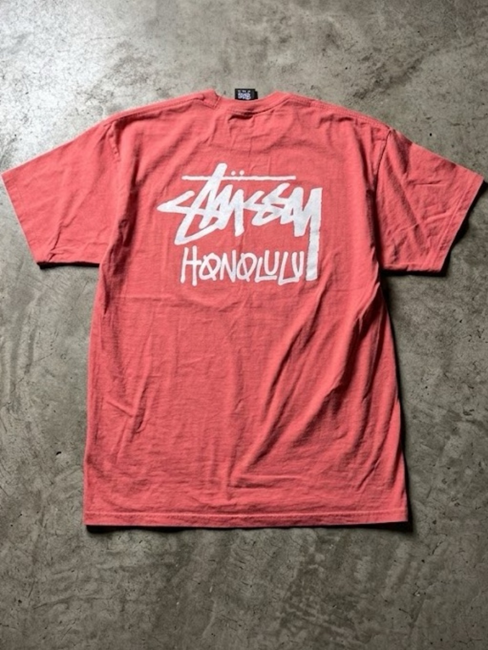 🆕 STUSSY Honolulu Chapter T shirt 2XL New XXL Guava Color Way
